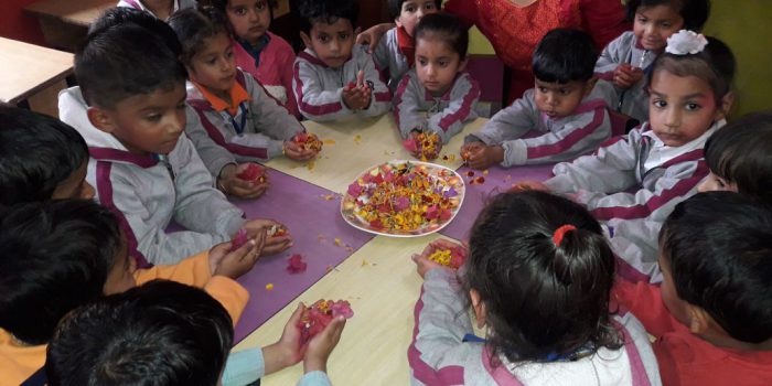 Holi Celebration In Blossom Convent School Naya Gaon